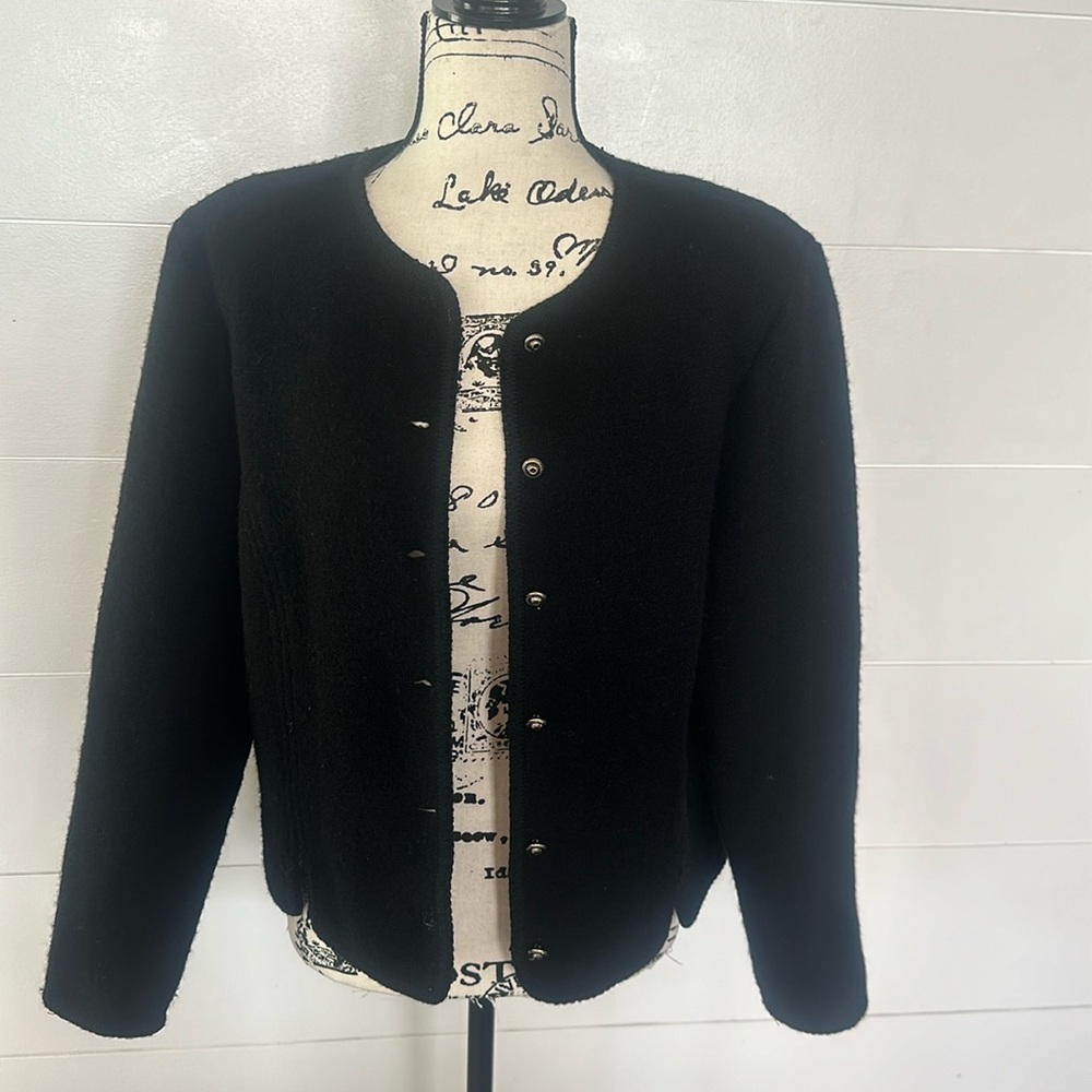 Vintage Wool Jacket from Scotland, Medium